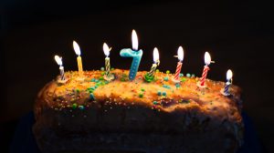 rectangular birthday cake